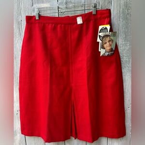 Vintage Florence Henderson The American Collection Dead stock Bright Red Skirt‎